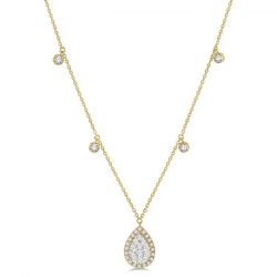 Pear Shape Shine Bright Diamond Necklace