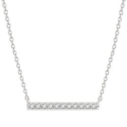 Bar Petite Diamond Fashion Necklace