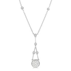 Echo Tamarind Round Shape Shine Bright Diamond Necklace