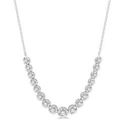 Illusion Plate Diamond Necklace