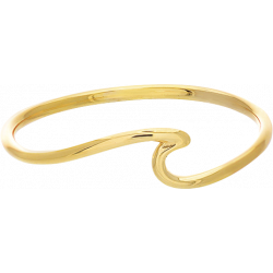 14k Yellow Gold Wave Band