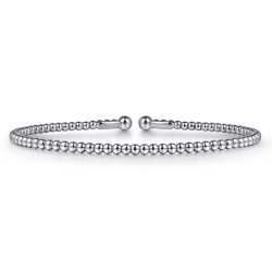 14K White Gold Bujukan Split Bangle