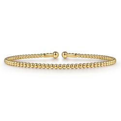 14K Yellow Gold Bujukan Split Bangle