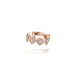 VioLuxLo 14K Rose Gold Diamond Vintage