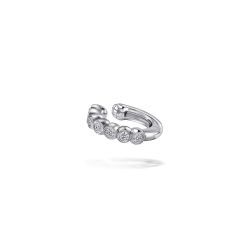 OnThOn 14K White Gold Diamond Modern