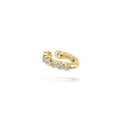 ValIsCa 14K Yellow Gold Diamond Bezel