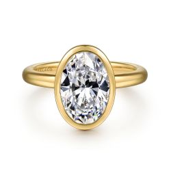 Bay Eternelle 14K Yellow Gold Diamond Bezel Ring