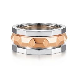 LinArRa 14K White Gold Diamond Ring