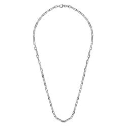 22 Inch 925 Sterling Silver Solid Figaro Chain Necklace