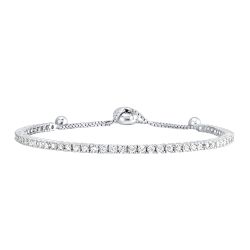 Silver White Gold Bracelet