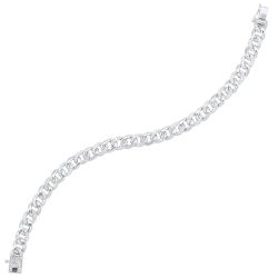 14k White Gold Diamond Bracelet