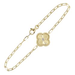 14kt Yellow Gold Bracelet 1/25ctw