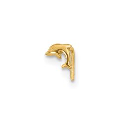 Cadenza 14k 23 Gauge Dolphin Nose Ring