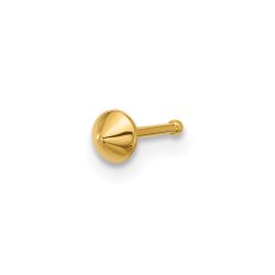Mirelle 14k 22 Gauge Polished Nose Stud