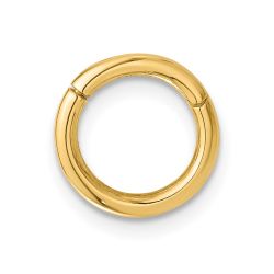 Luzine 14K 14 Gauge Hinged Hoop Cartilage Body Jewelry