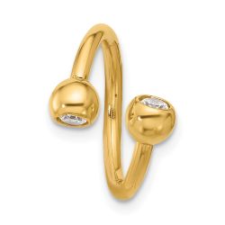 Orion 14k 14 Gauge Polished CZ Cartilage Ring