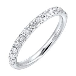 Alira 14K White Gold 3/4CTW Diamond Band