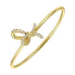 Delilah 14K Yellow Gold Diamond 1/2 CTW Bangle