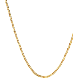 10k Yellow Gold 3.8mm Semi-Solid Diamond Cut Franco