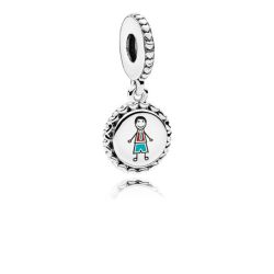 Sterling Silver Dad Stick Figure