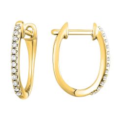 Eliana 10K Yellow Gold Diamond 1/10 CTW Earrings