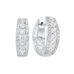 14k Diamond Earrings 1ctw