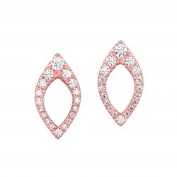 14k Diamond Earrings 1/4ctw