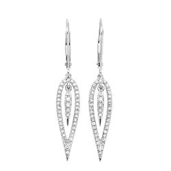 14k Diamond Earrings 1/2ctw