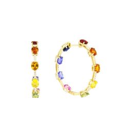 NoPho 14K White Gold Diamond Earrings