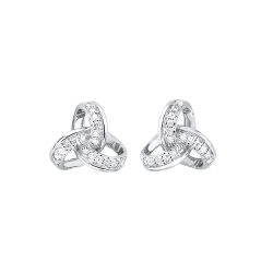 10kt White Gold Earring 1/10ctw