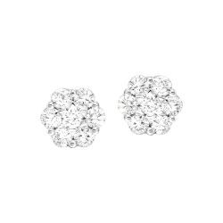 14kt White Gold Earring 1/7ctw