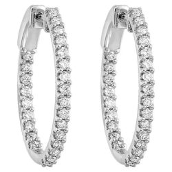 14k White Gold Diamond Sparkle 1ctw