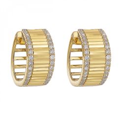 14k Yellow Gold Diamond Earrings .50CTW