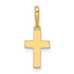 Jellybean Nook 14k Madi K Polished Cross Childrens Charm / Pendant