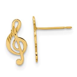 Twinkle 14k Madi K Polished Musical Note Post Earrings