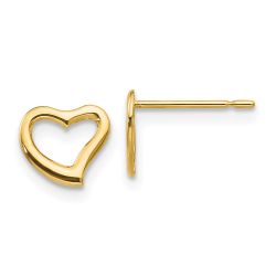 Ripple Bug 14k Madi K Children's Heart Post Earrings