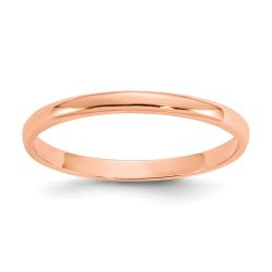 Button Spark 14K Rose Gold Madi K Polished Ring
