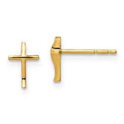 Huggy Bug 14k Madi K Cross Post Earrings