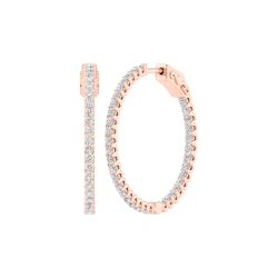 Inside-Out Hoop Earrings (Round)