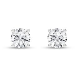 Solitaire Stud Earrings (Round)
