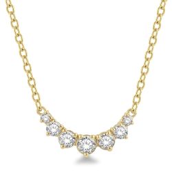 14k Diamond Necklace .75ctw