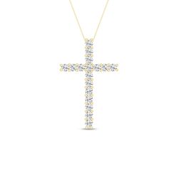 Cross Pendant (Round)