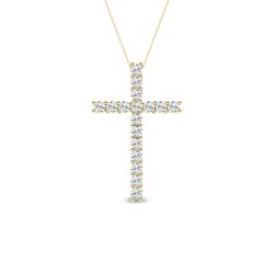 Cross Pendant (Round)