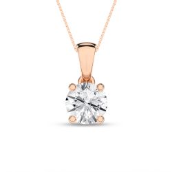 Solitaire Pendant (Round)