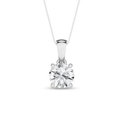 Solitaire Pendant (Round)