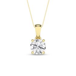 Solitaire Pendant (Round)