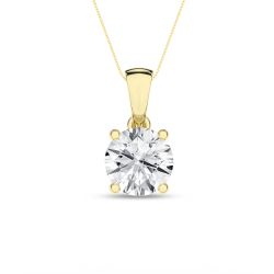 Solitaire Pendant (Round)