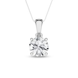 Solitaire Pendant (Round)