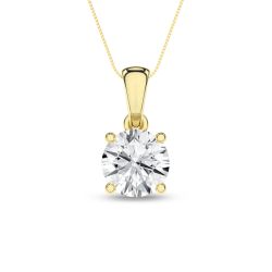 Solitaire Pendant (Round)