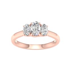 Mirabelle Calypso 14K Rose Gold Lab Grown Diamond Ring